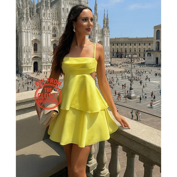 ZARA BLOGGER FAVE!!! Ruffled Short Dress NWT - Picture 3 of 16